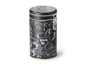 Lata redonda "Noir" 300gr. cierre clip NG.
