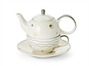 Tea for One "Sinje" 0,4l./0,2l. Cerámica 4 piezas
