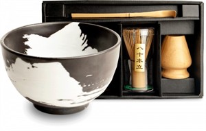 Juego Matcha "Kasasagi" 4 pzas. en caja regalo