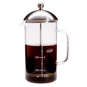 Cafetera/tetera cristal émbolo Jena 1.0 litros